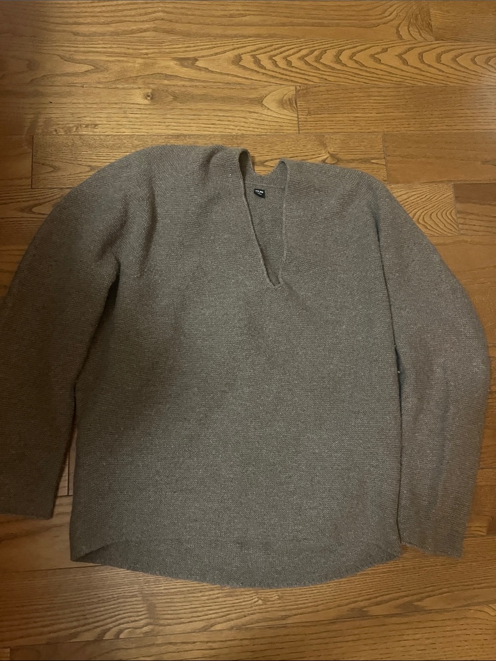 Uniqlo Women's Taupe V-Neck Sweater